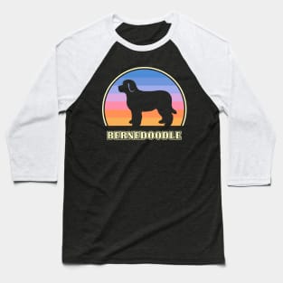 Bernedoodle Vintage Sunset Dog Baseball T-Shirt